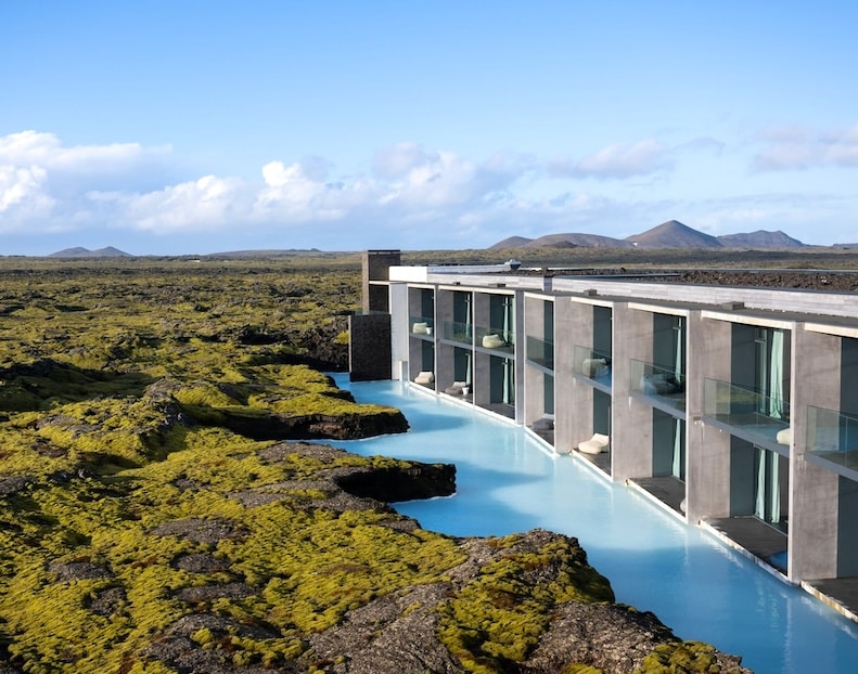 Hot spring Hotel in Iceland.